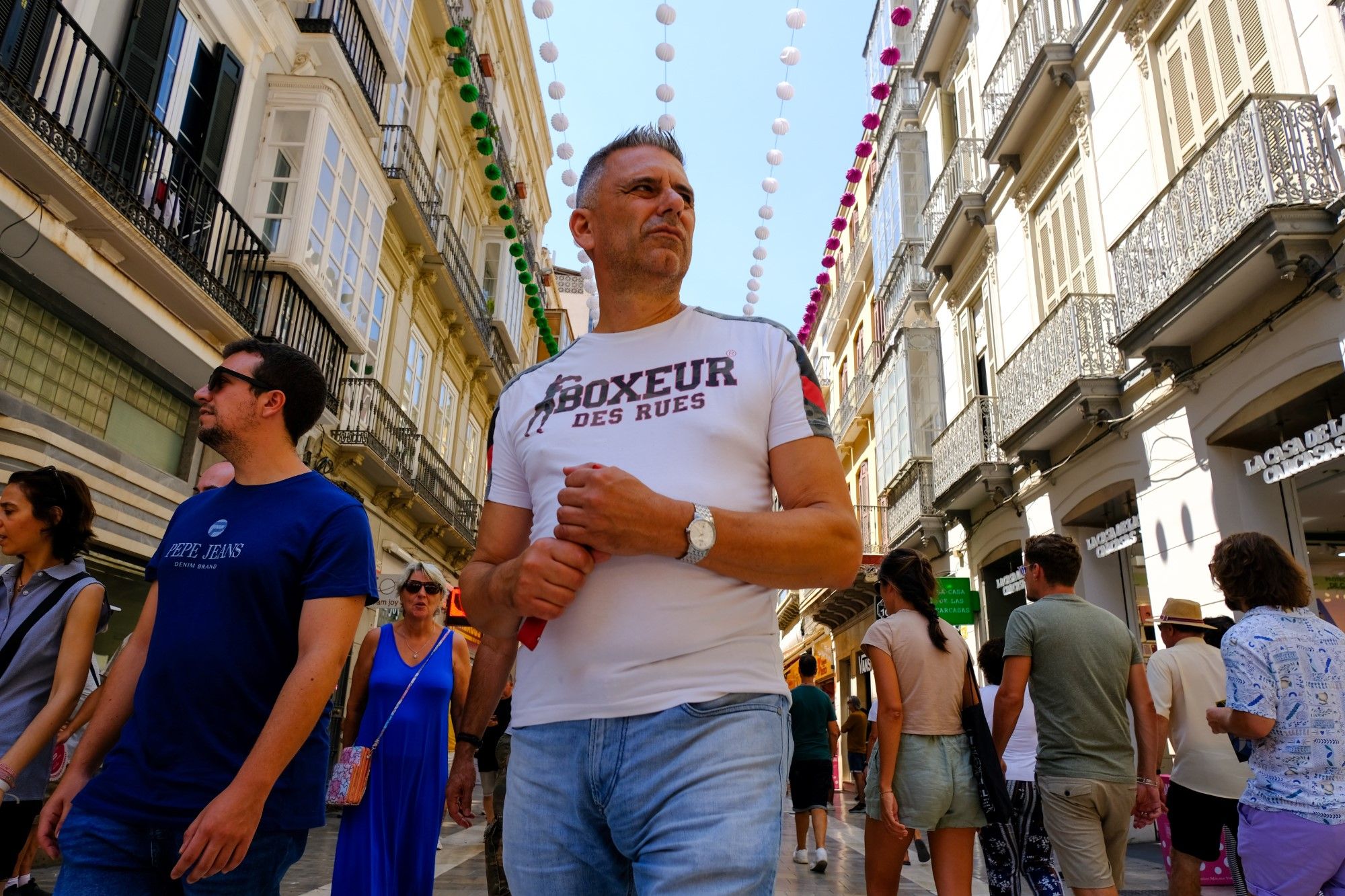 Así viven los extranjeros la Feria de Málaga 2023