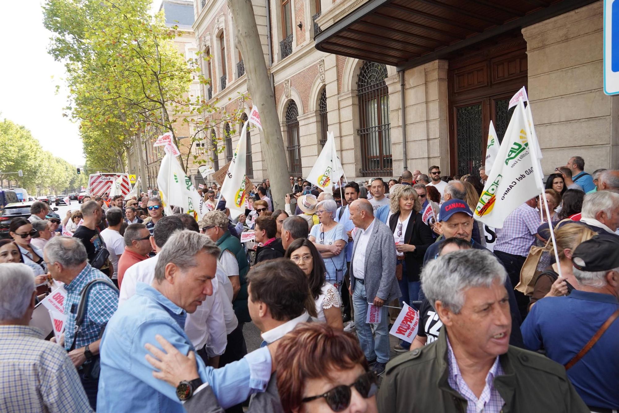 Manifestación por el AVE de Sanabria en Madrid: protesta por el tren a las puertas de Renfe