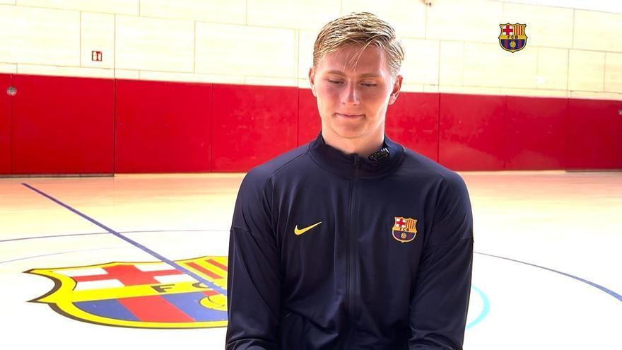 Hallgrímsson renueva con el Barça: "Mi sueño siempre fue quedarme"
