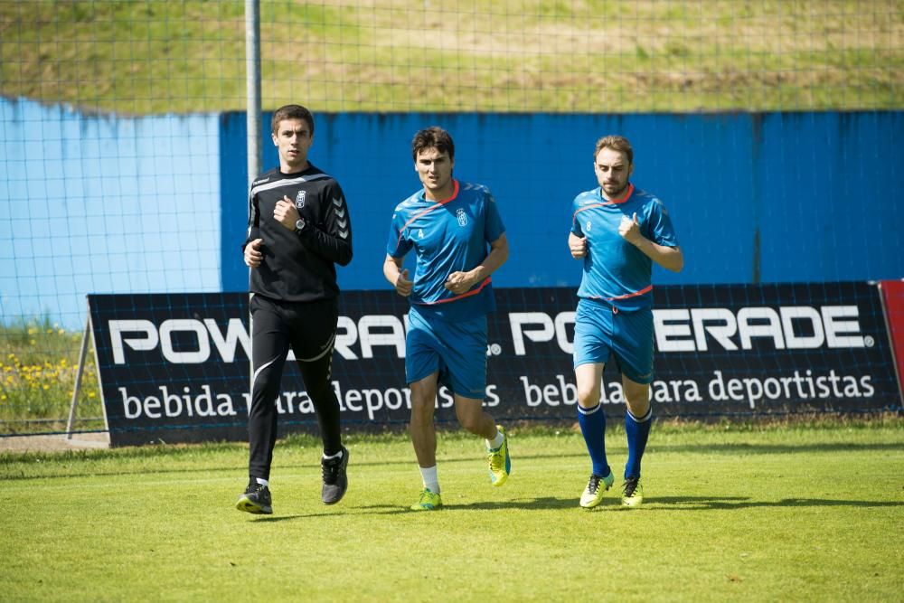 Entrenamiento del Real Oviedo