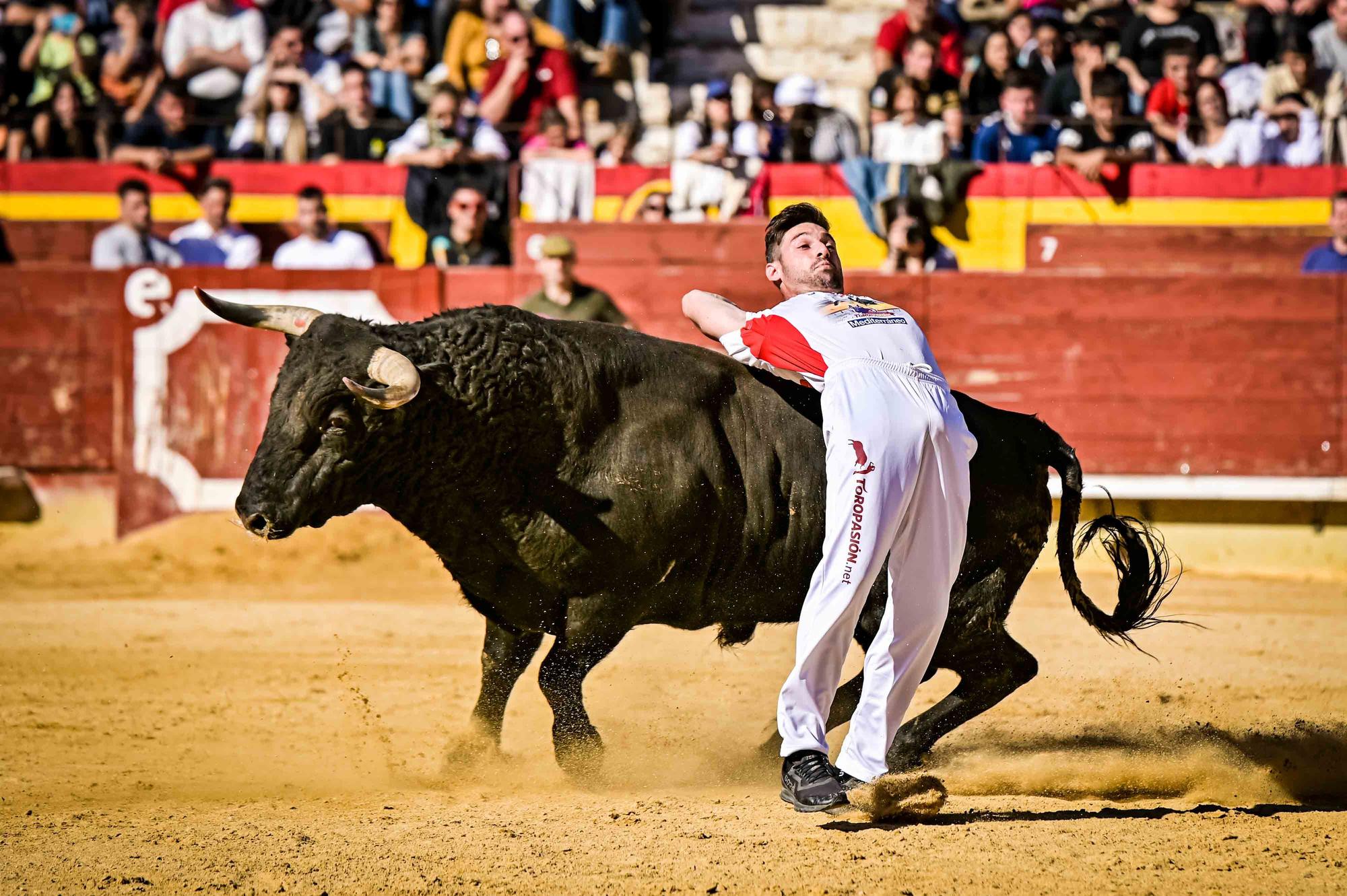 Final del campeonato de España de recortadores en Castelló