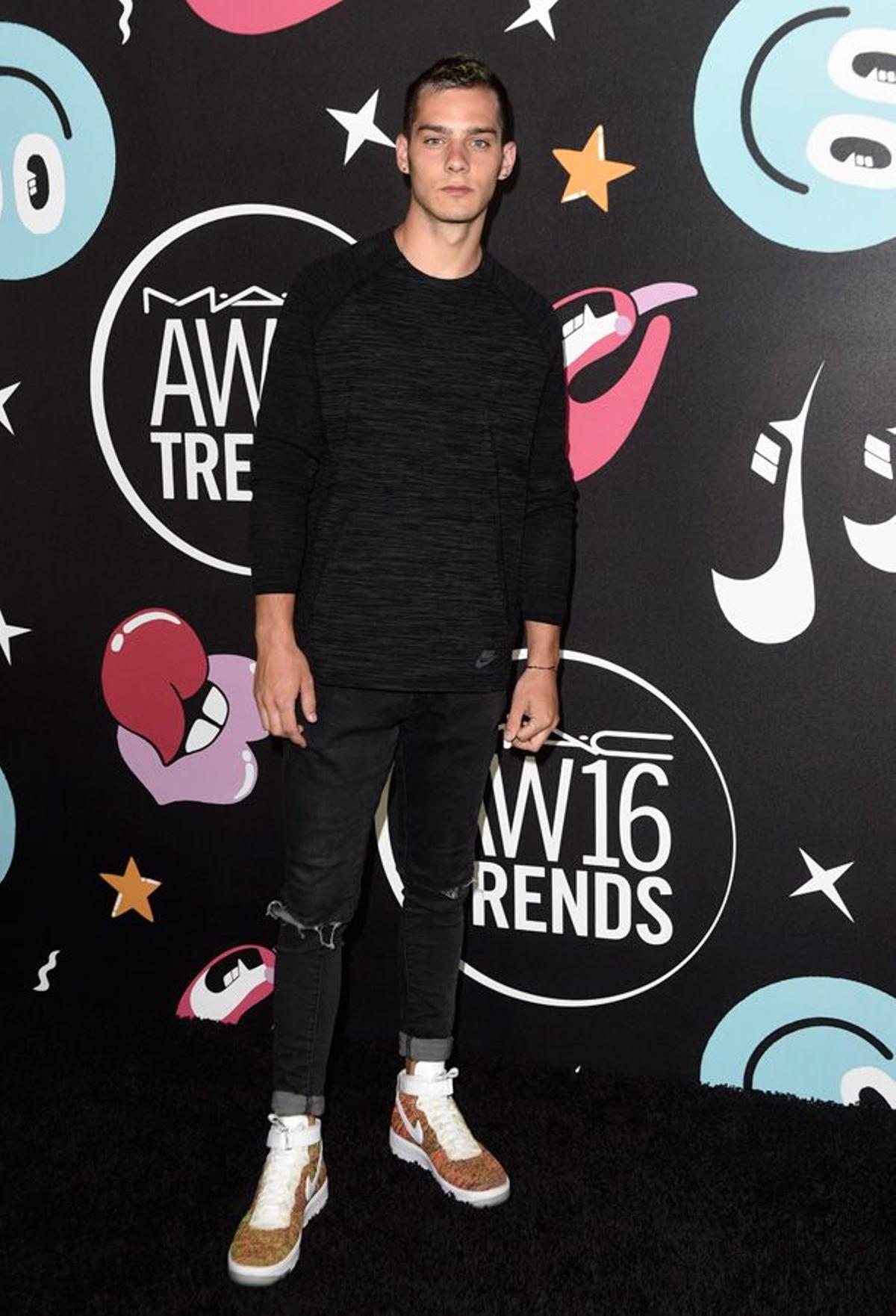 Joel Bosqued en la fiesta 'Mac Cosmetics' en Madrid