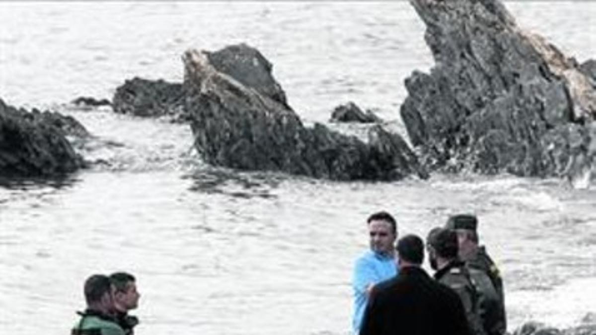 Localización de un cadáver en una playa de Ceuta, el pasado día 15.