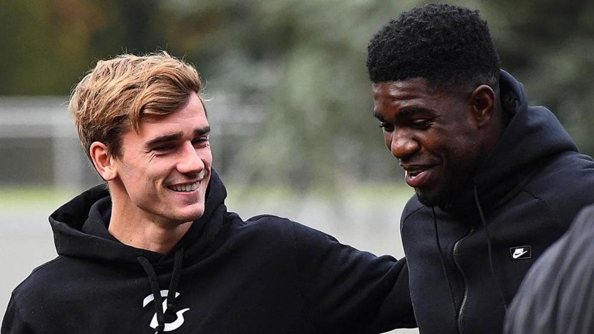 Griezmann y Umtiti se reencuentran en la selección francesa ante Colombia