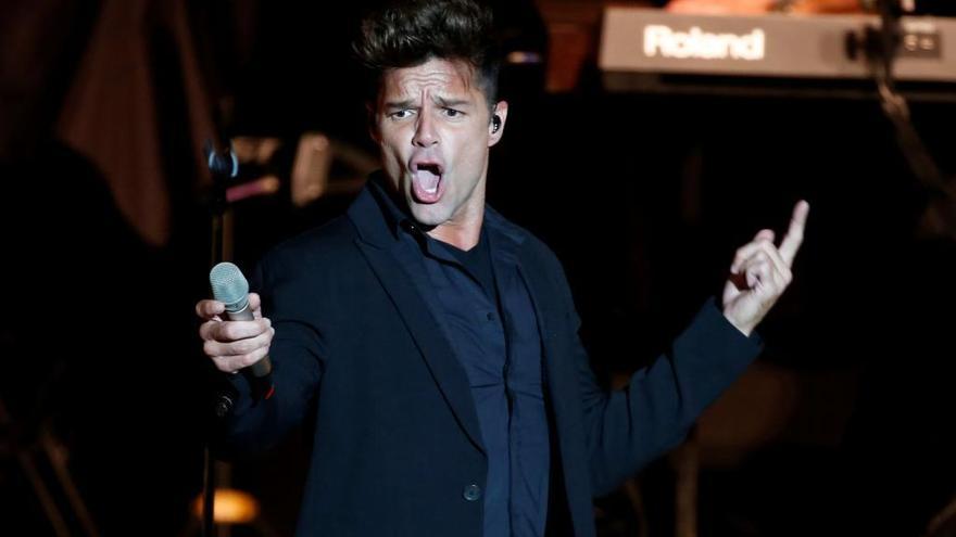 Ricky Martin, durante un concierto