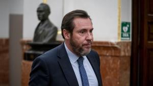 El ministro de Transportes y Movilidad Sostenible, Óscar Puente, en el Congreso en una imagen de archivo. 