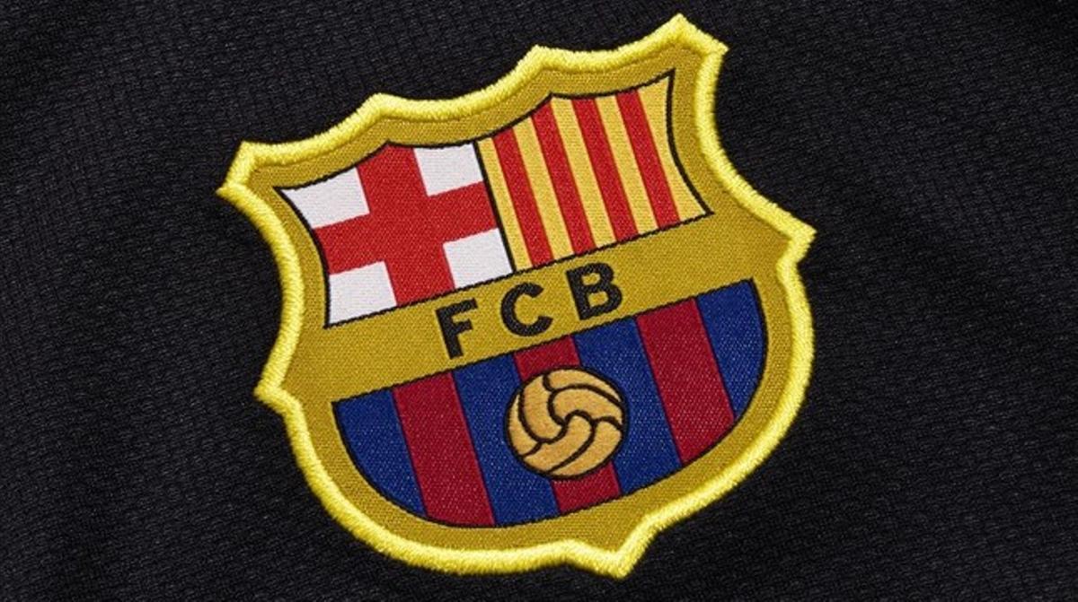 El escudo del Barça.