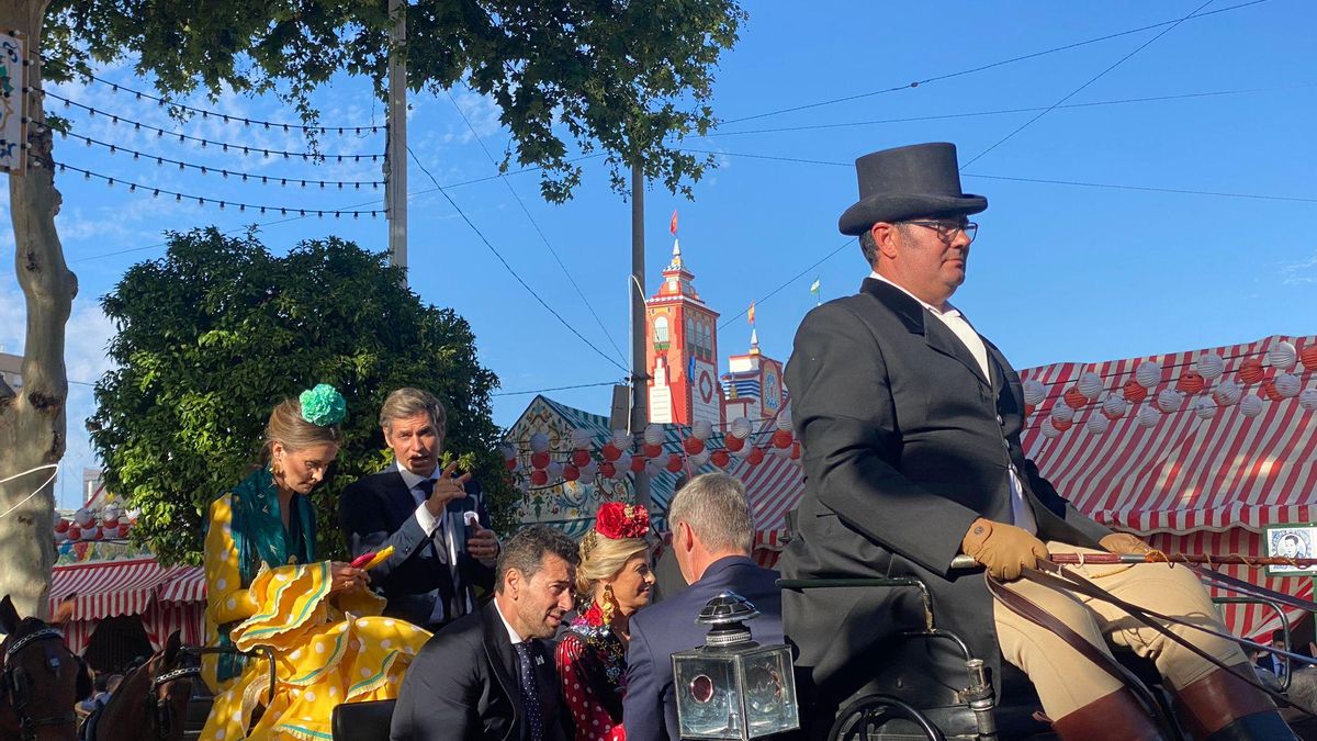 Carlos Baute en la Feria de Abril.