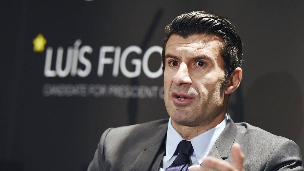 Luis Figo presentó este miércoles su campus.