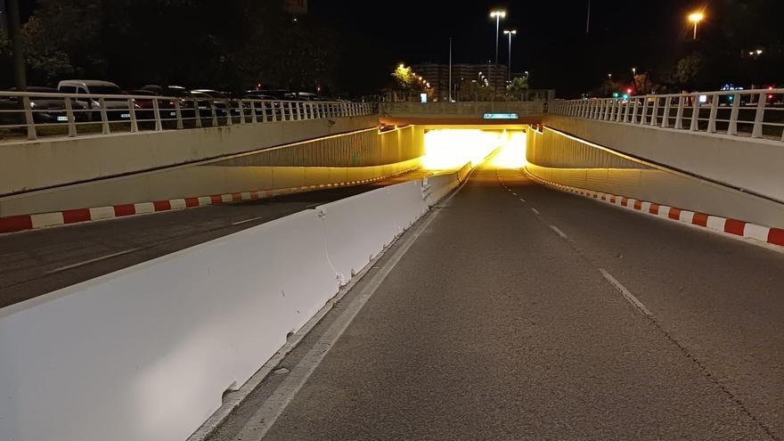 El paso inferior de la Ronda del Tamarguillo.