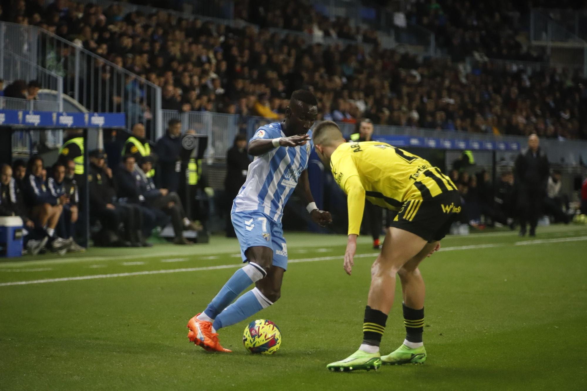 El Málaga CF - Real Oviedo, en imágenes