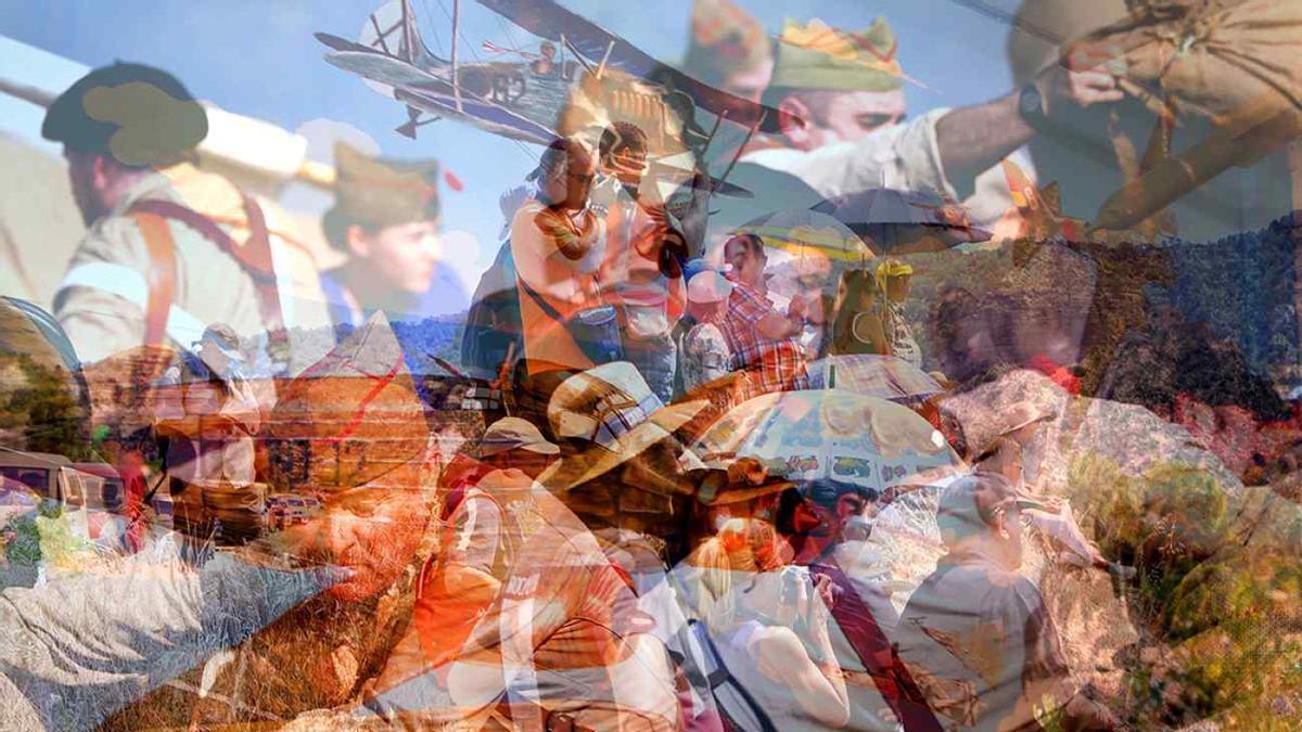 Julián Barón es el autor de 'El laberinto mágico', proyecto que parte de las recreaciones históricas de episodios de la Guerra Civil española.
