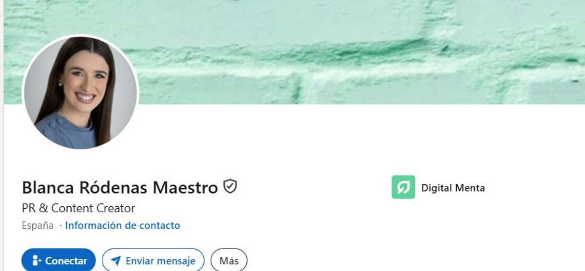 Perfil profesional de Blanca Ródenas