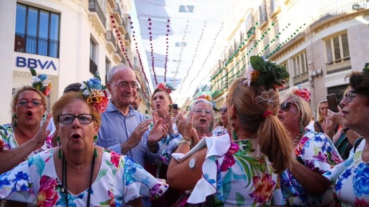 El alcalde de Málaga, Francisco de la Torre, en la Feria de Málaga