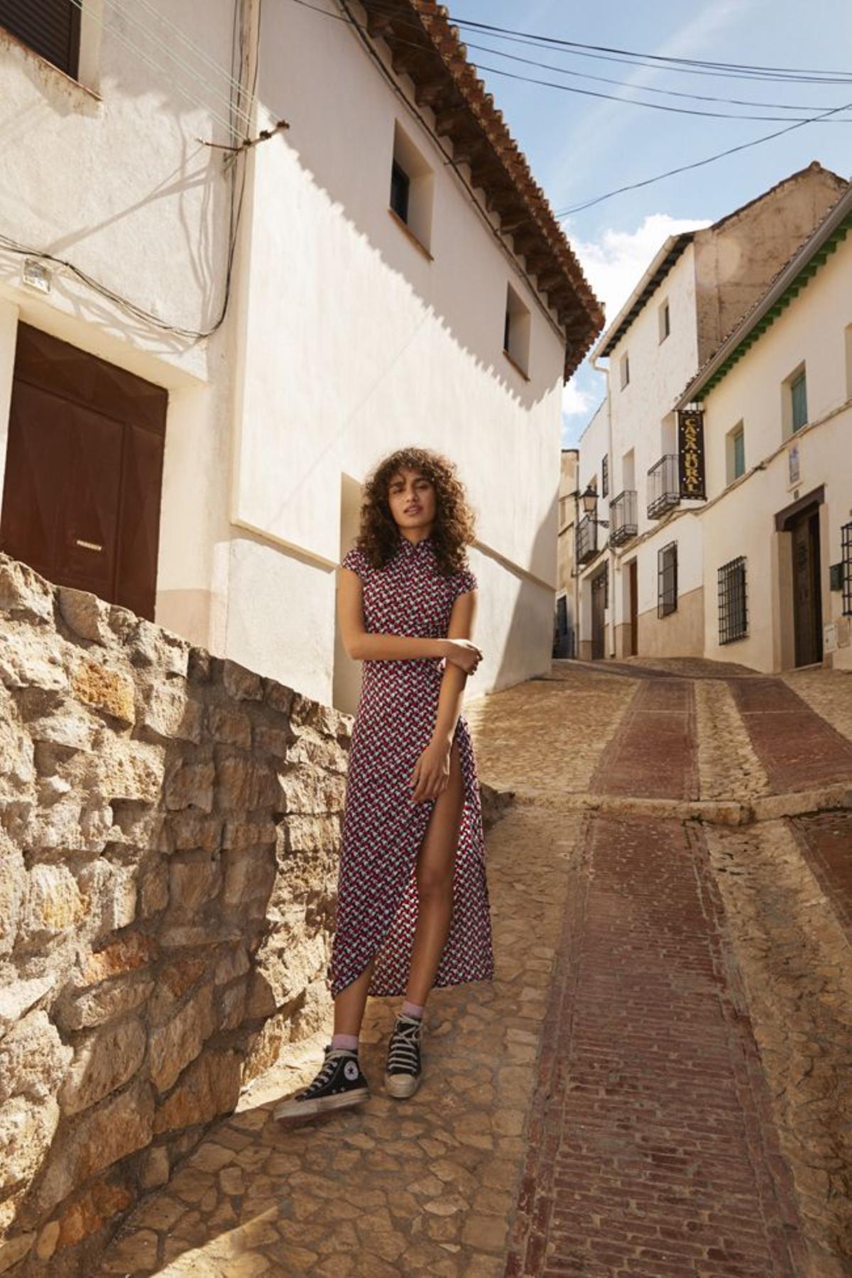 Vestido kimono de la primera colección de Amlul, la firma de Gala González