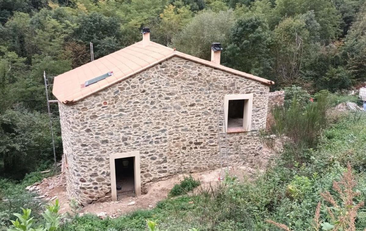 Una de les obres de Servimuntada.