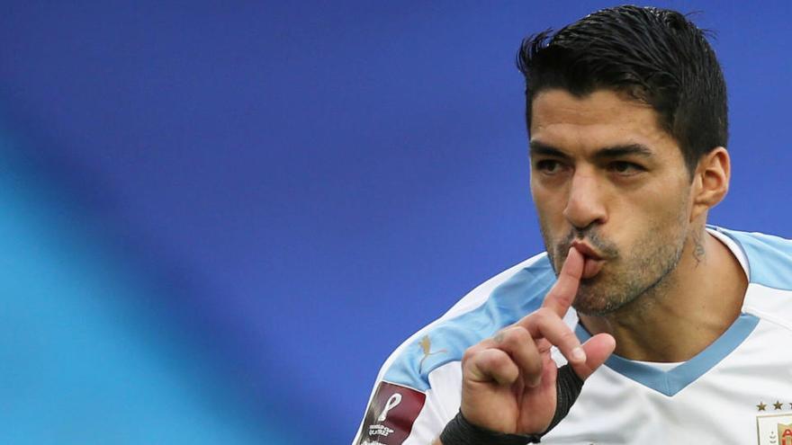 Luis Suárez da positivo por COVID-19 y se pierde el juego entre Uruguay y  Brasil