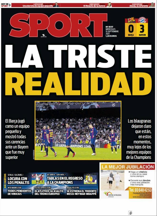 Las portadas de la prensa deportiva de hoy