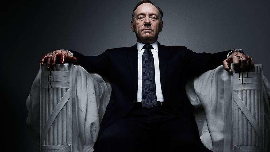 Kevin Spacey, en una imagen promocional de &quot;House of Cards&quot;.