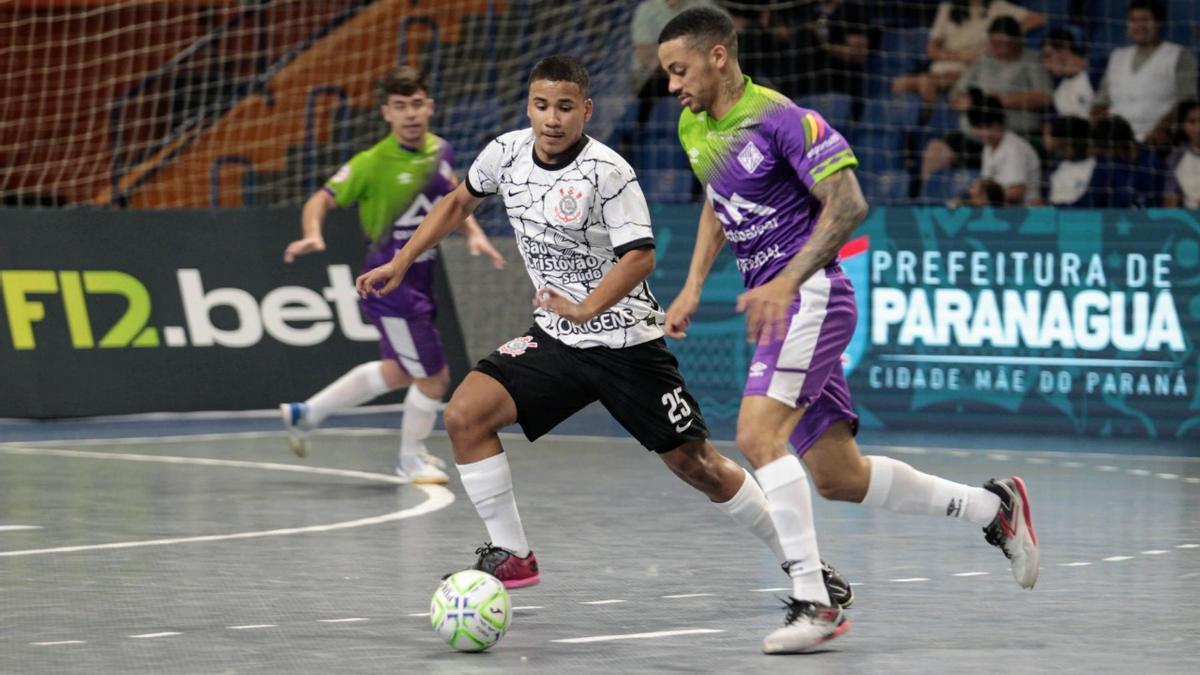 Lance del Palma Futsal-Corinthians del Mundial de clubes sub-21