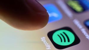 En la imagen, el logotipo de la plataforma musical Spotify. 