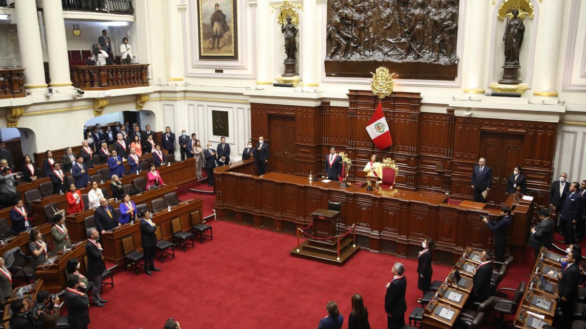 El Congreso peruano.