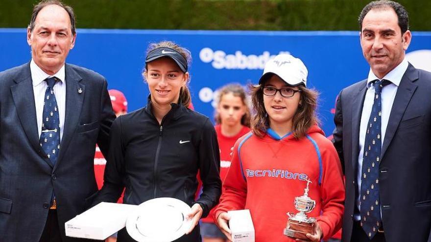 Lucía Llinares, subcampeona del Godó sub-14