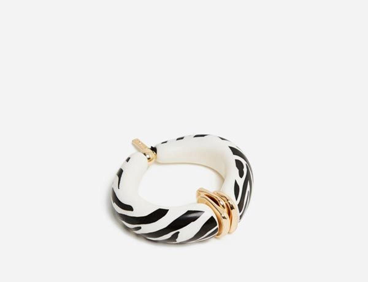 Brazalete de estampado de cebra, Uterqüe