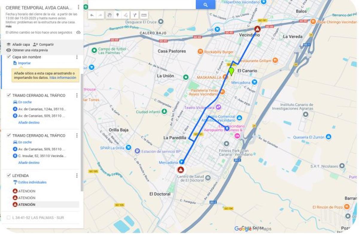 Reubicación de paradas de guagua