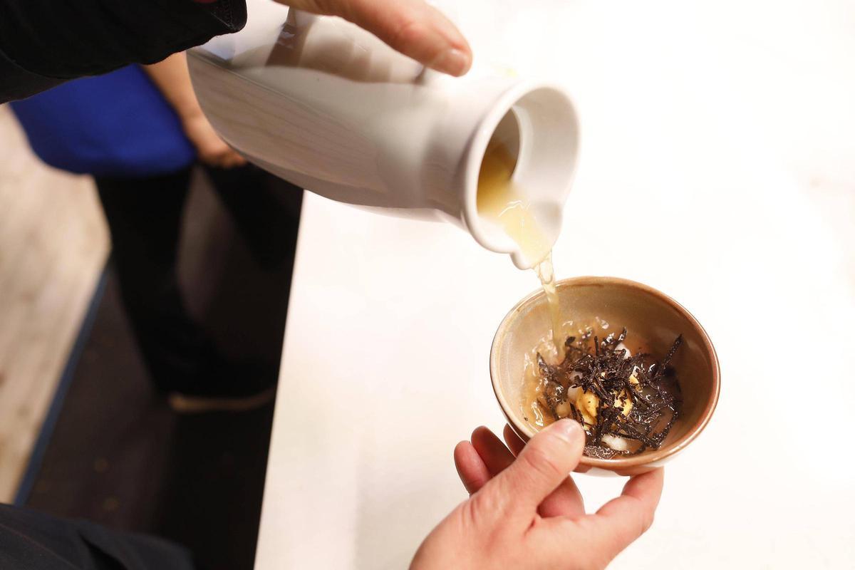 La sopa que van degustar els visitants del Fòrum.