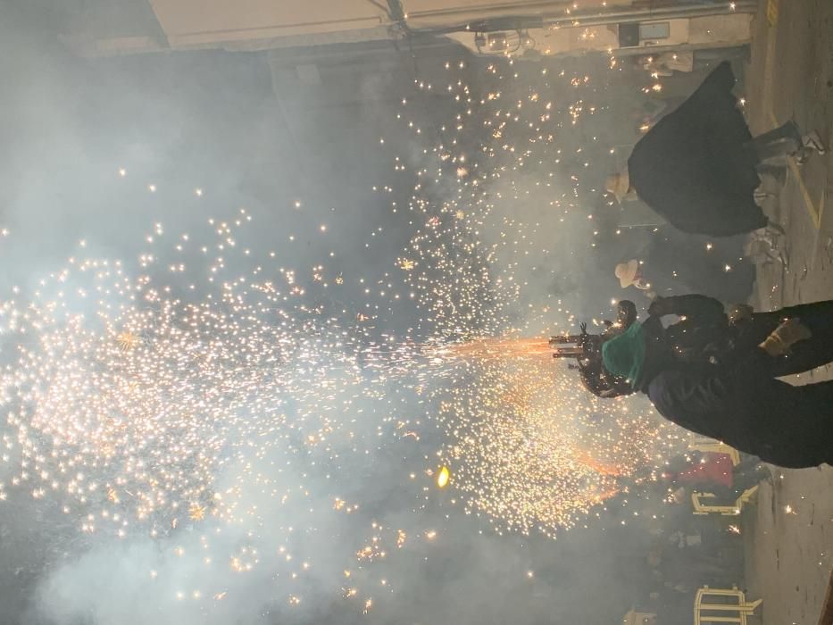 La mostra de foc del carnaval de Sallent