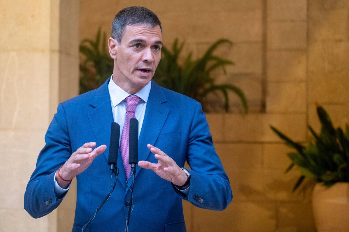 El presidente del gobierno Pedro Sánchez El presidente del gobierno Pedro Sánchez