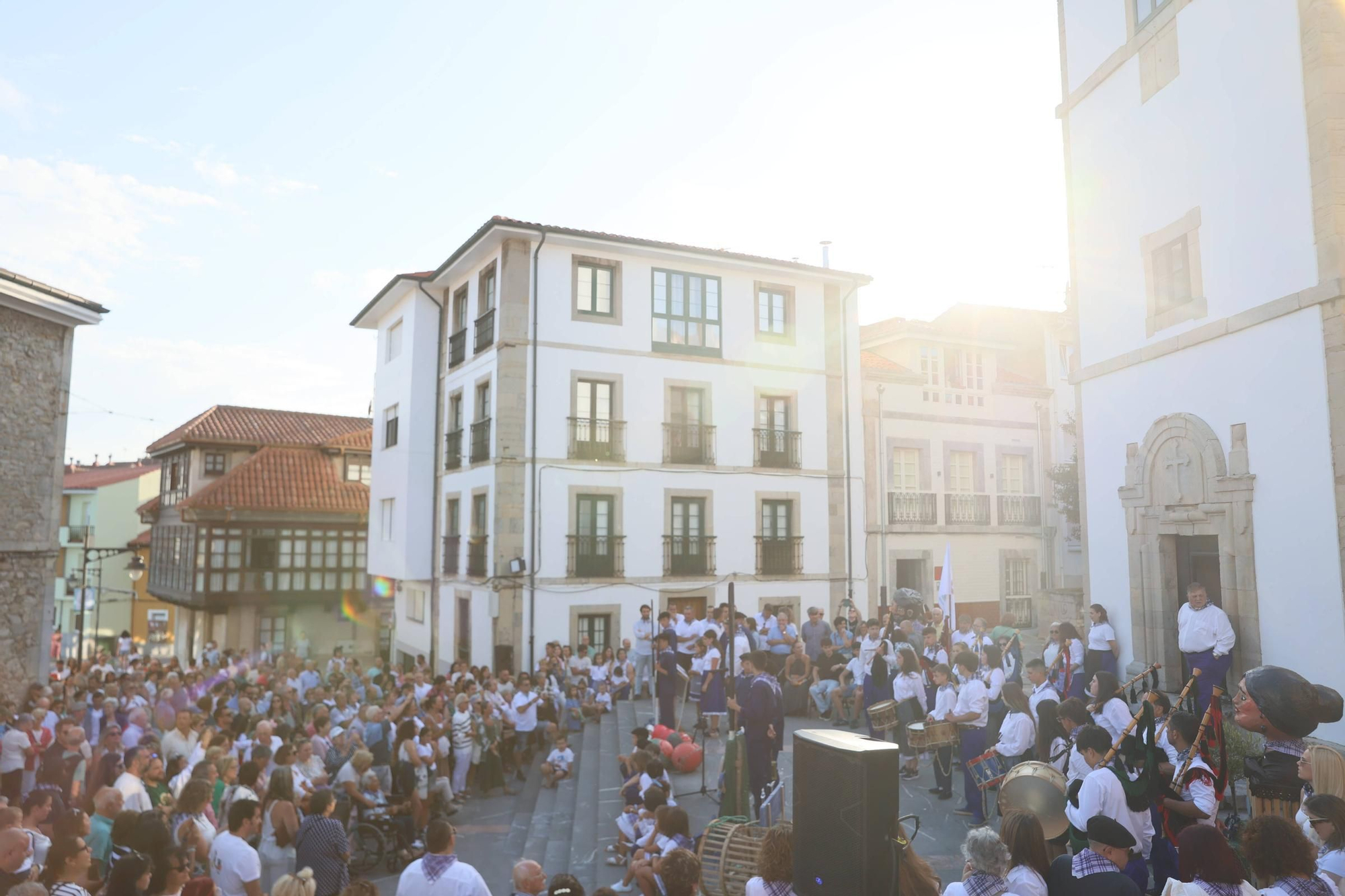 EN IMÁGENES: La procesión de "la llamada de la mar" en el Carmen de Luanco