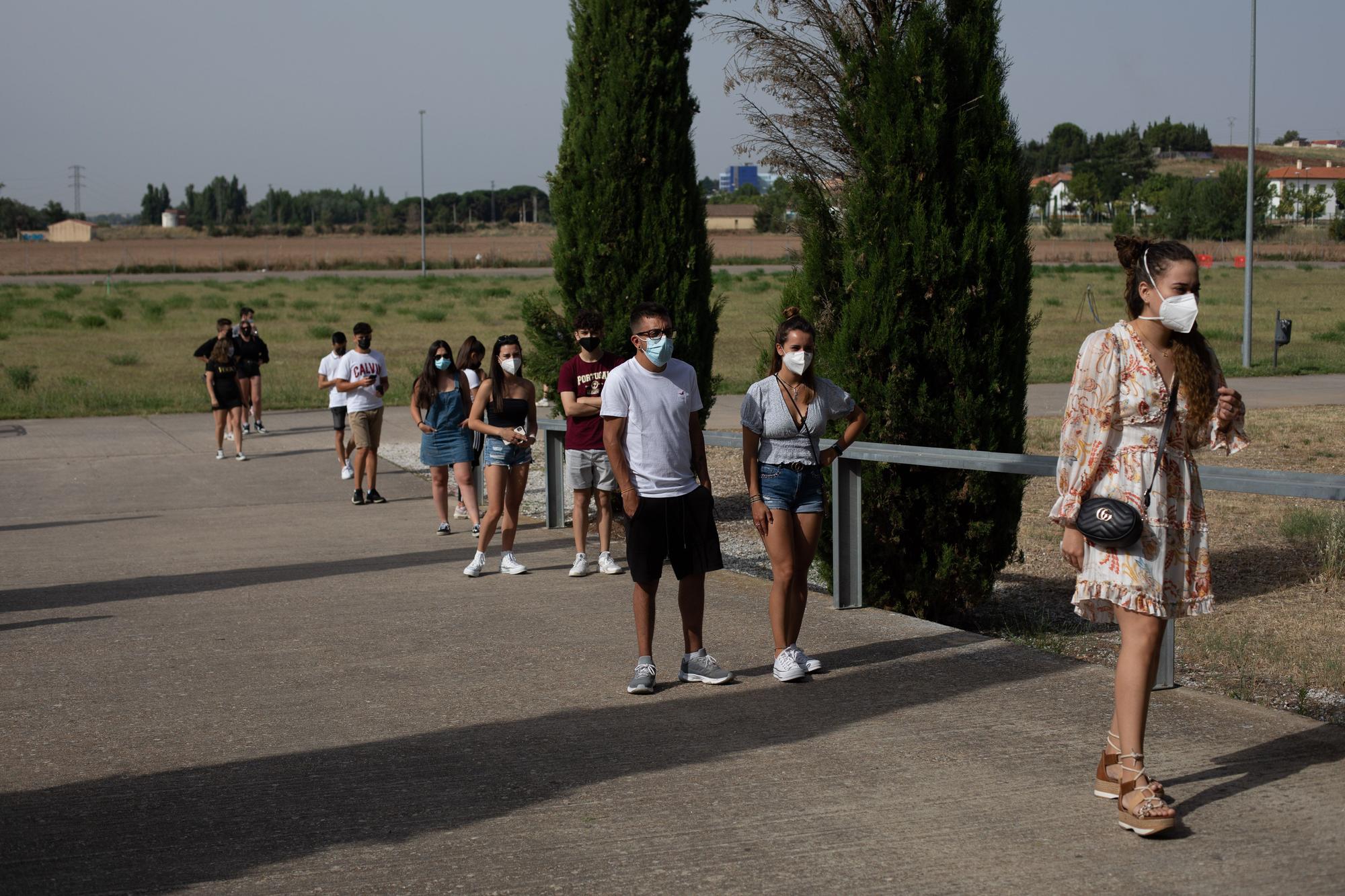 GALERÍA | El cribado masivo de jóvenes en Zamora