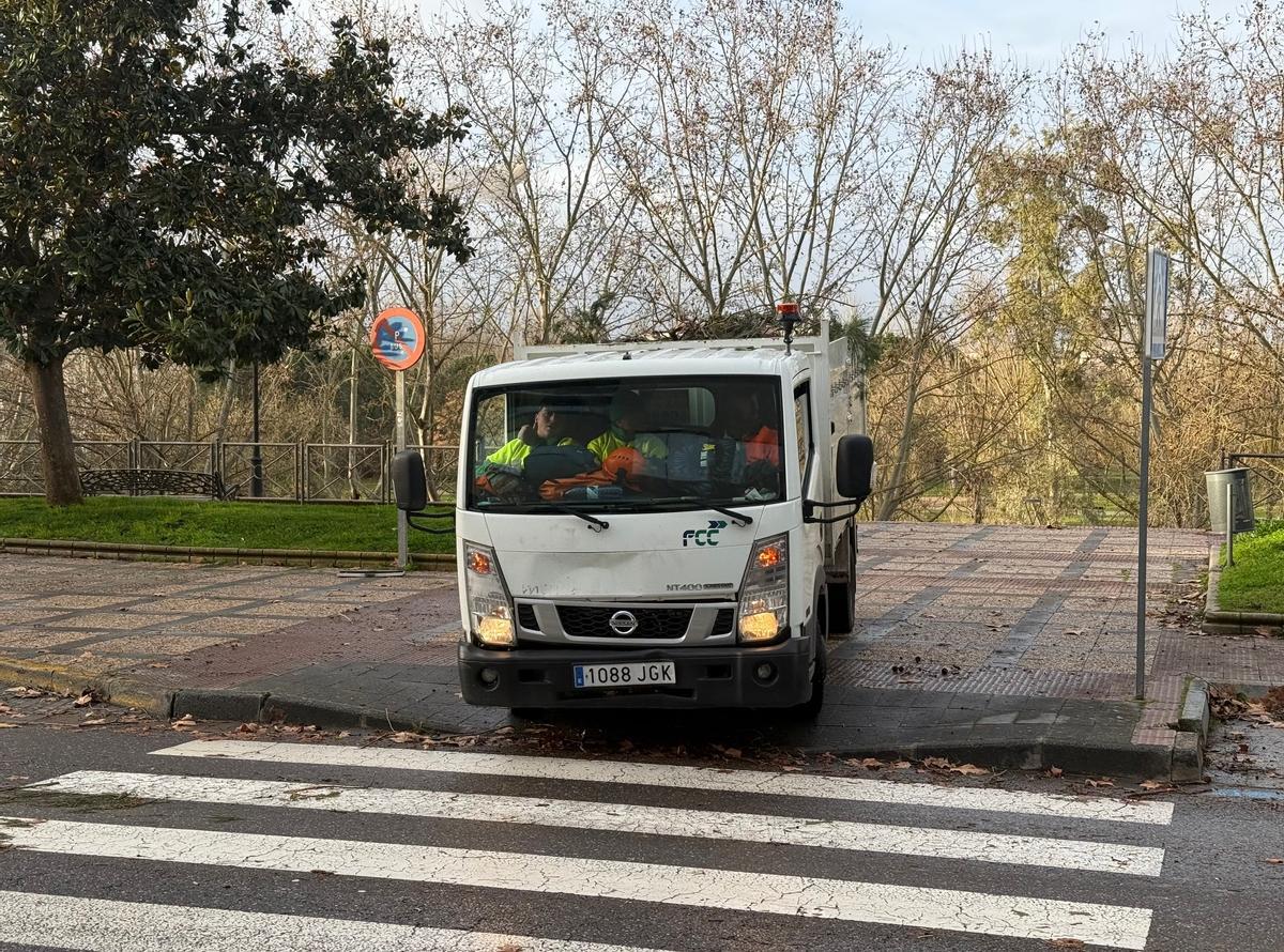 Daños causados por el vendaval.
