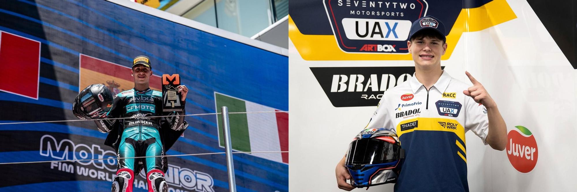 Álvaro Lucas y Carlos Cano, pilotos murcianos en el Mundial Junior