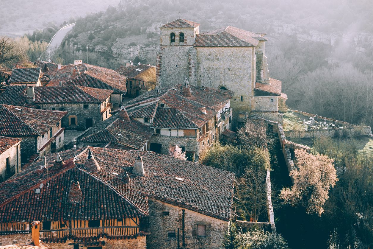 Pueblo medieval de Calatañazor en Soria.