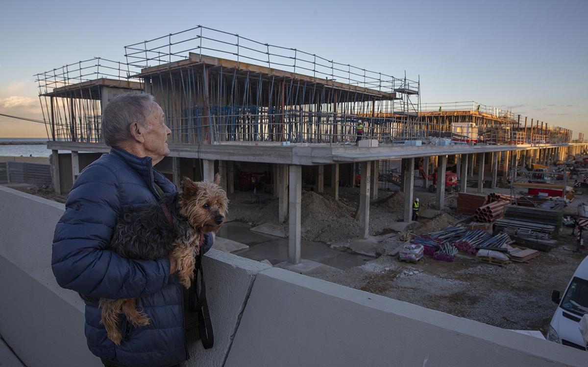 Obras en el Port Olímpic, el futuro balcón gastronómico