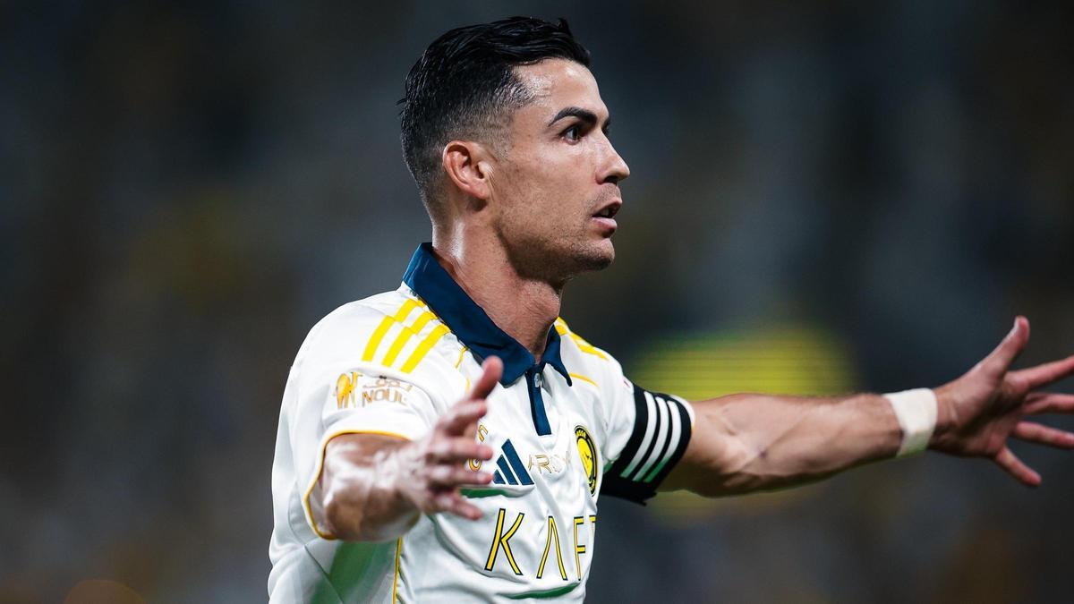 Cristiano Ronaldo, durante la última jornada con el Al-Nassr