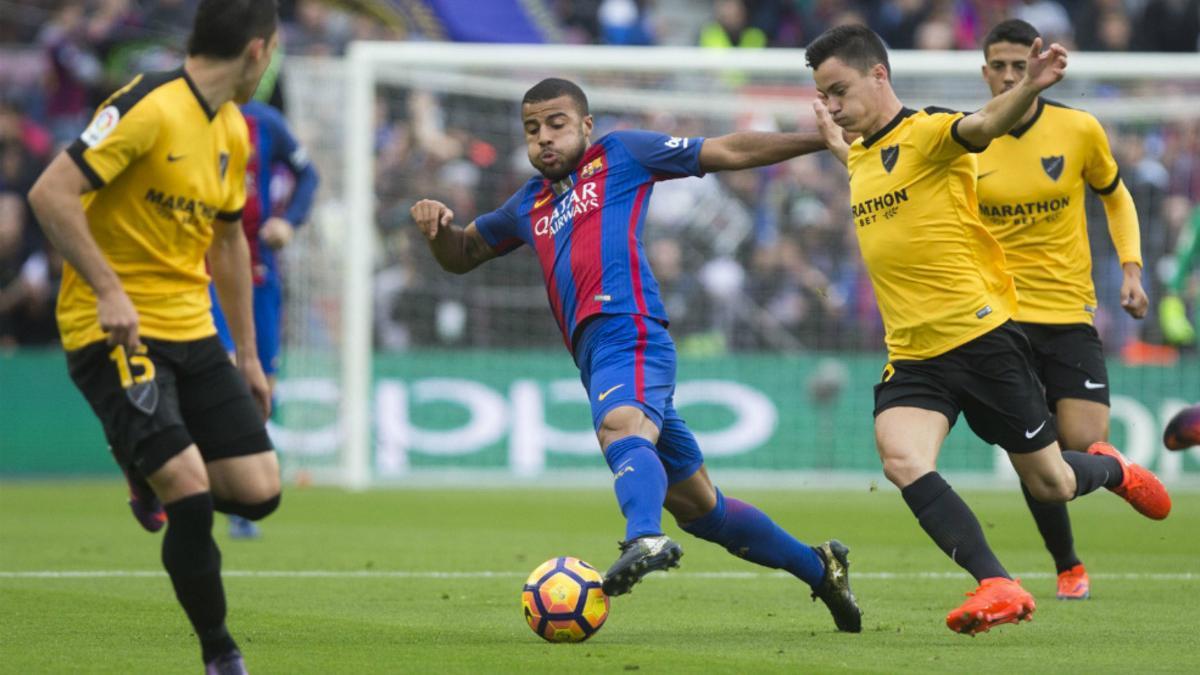 Rafinha ante el Málaga