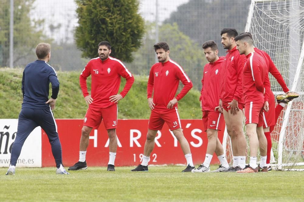 Entrenamiento del Sporting