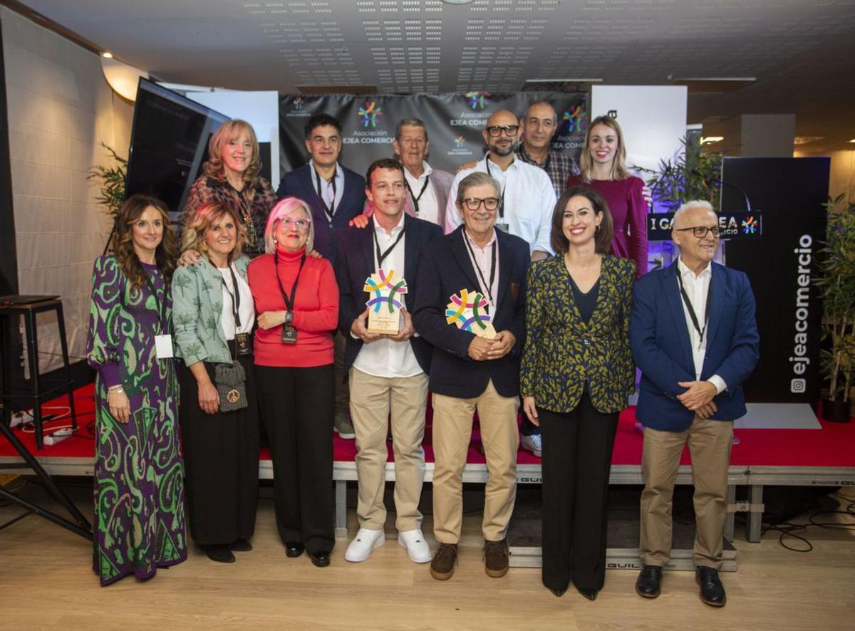 Los homenajeados fueron Yolanda Roldán y Javier Díez. | SERVICIO ESPECIAL