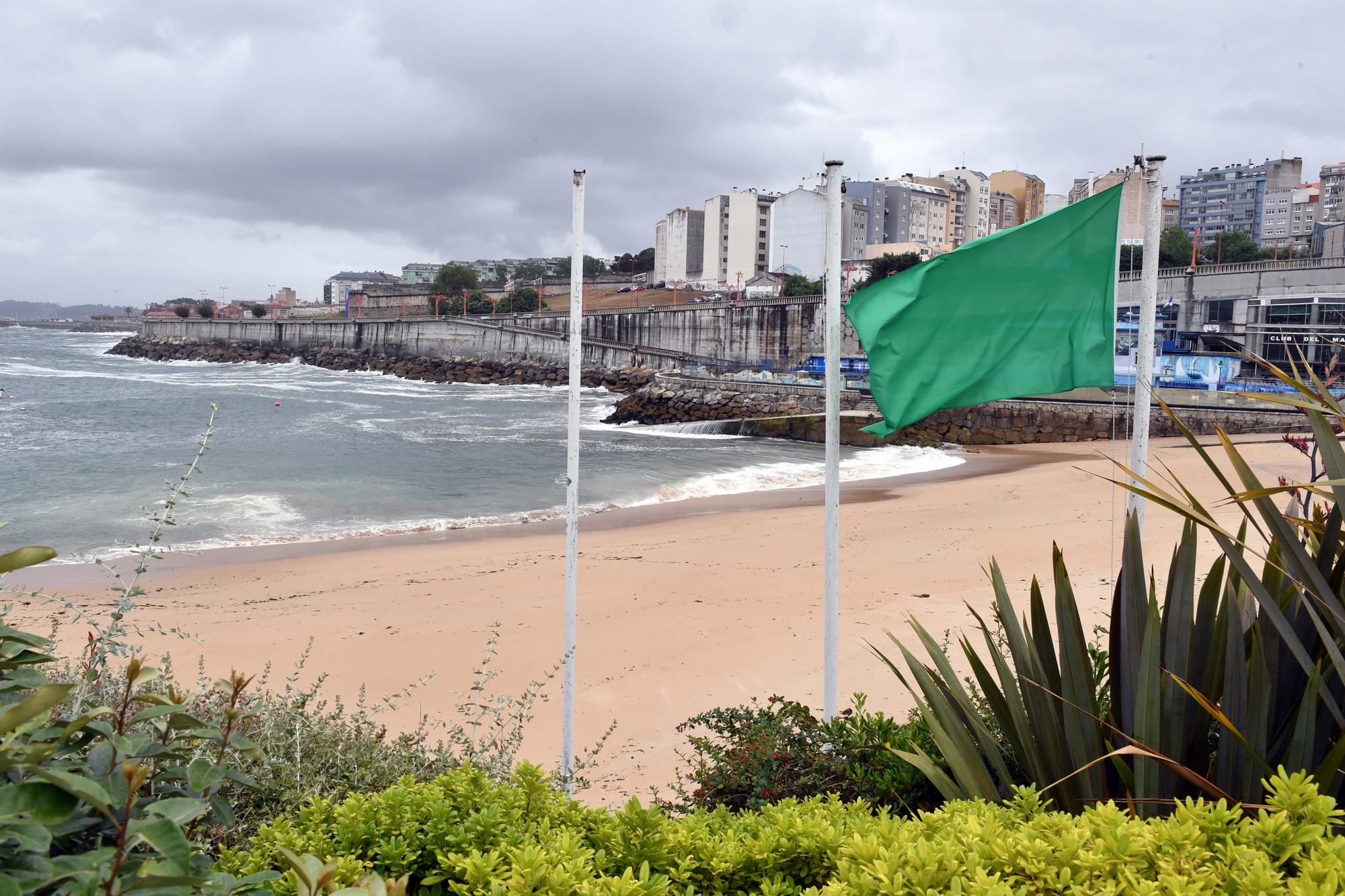 Minitemporal en A Coruña en pleno mes de junio