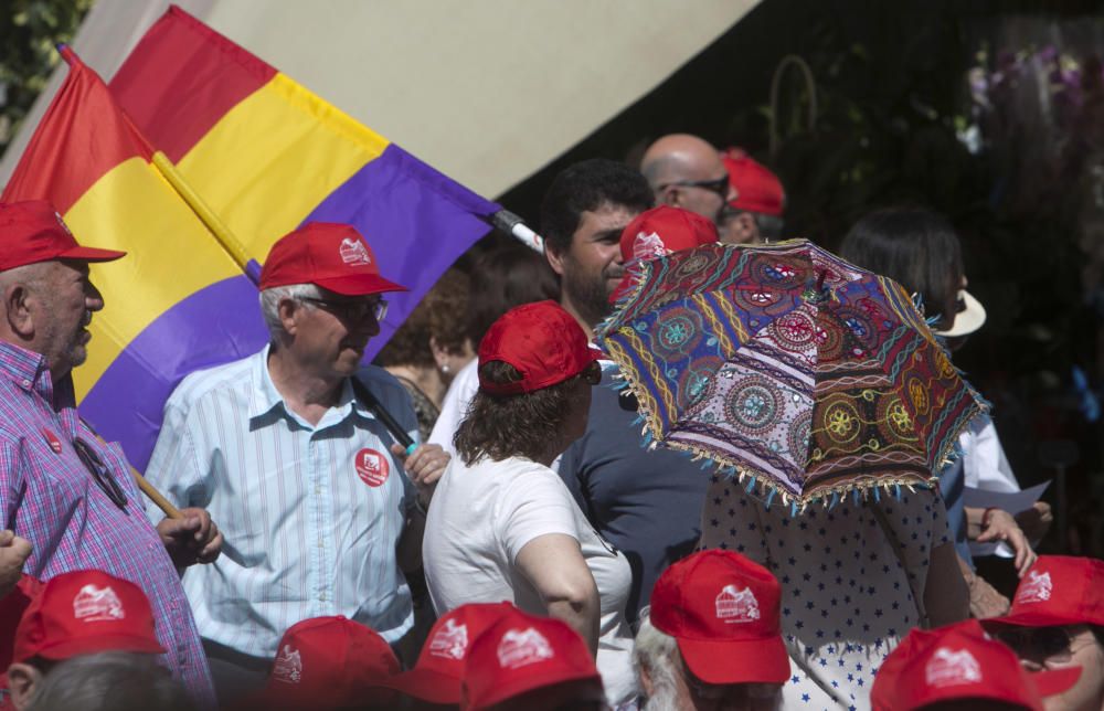 Homenaje a las víctimas del Mercado Central