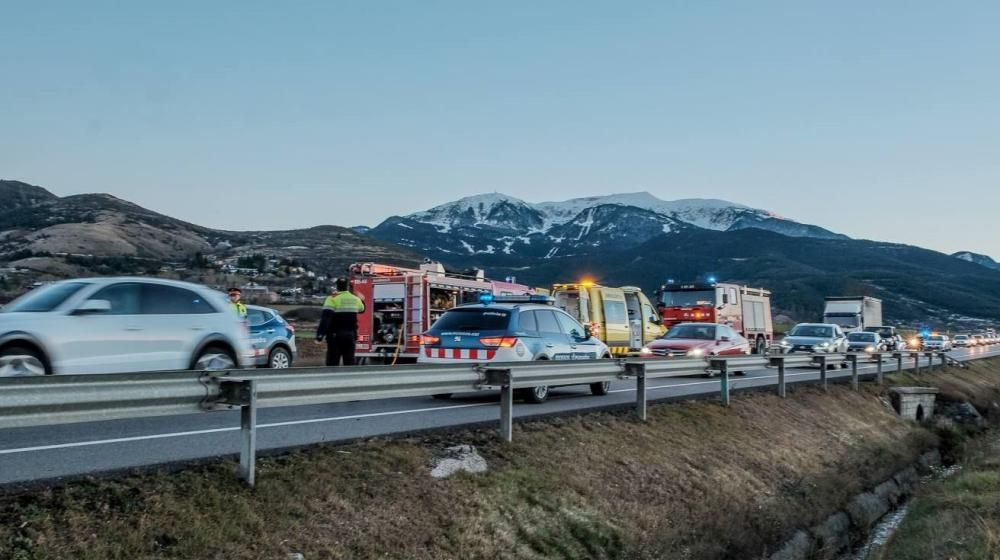 Accident de trànsit a Fontanals de Cerdanya