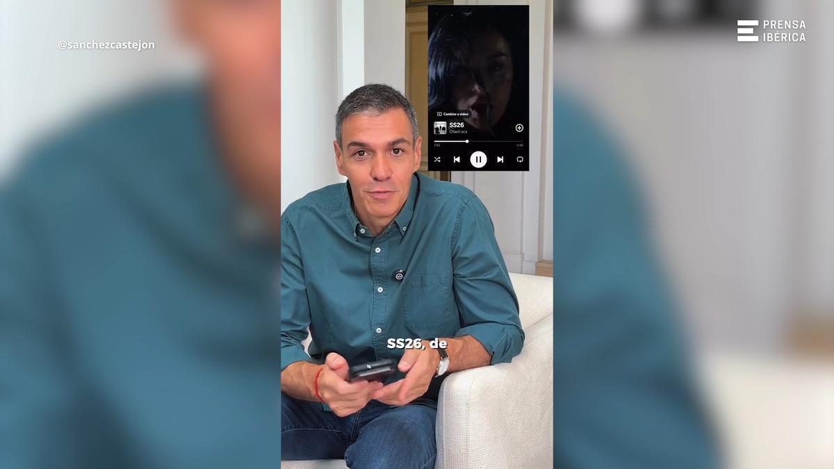 Pedro Sánchez publica su "playlist veraniega" en medio de la crisis migratoria en Ceuta