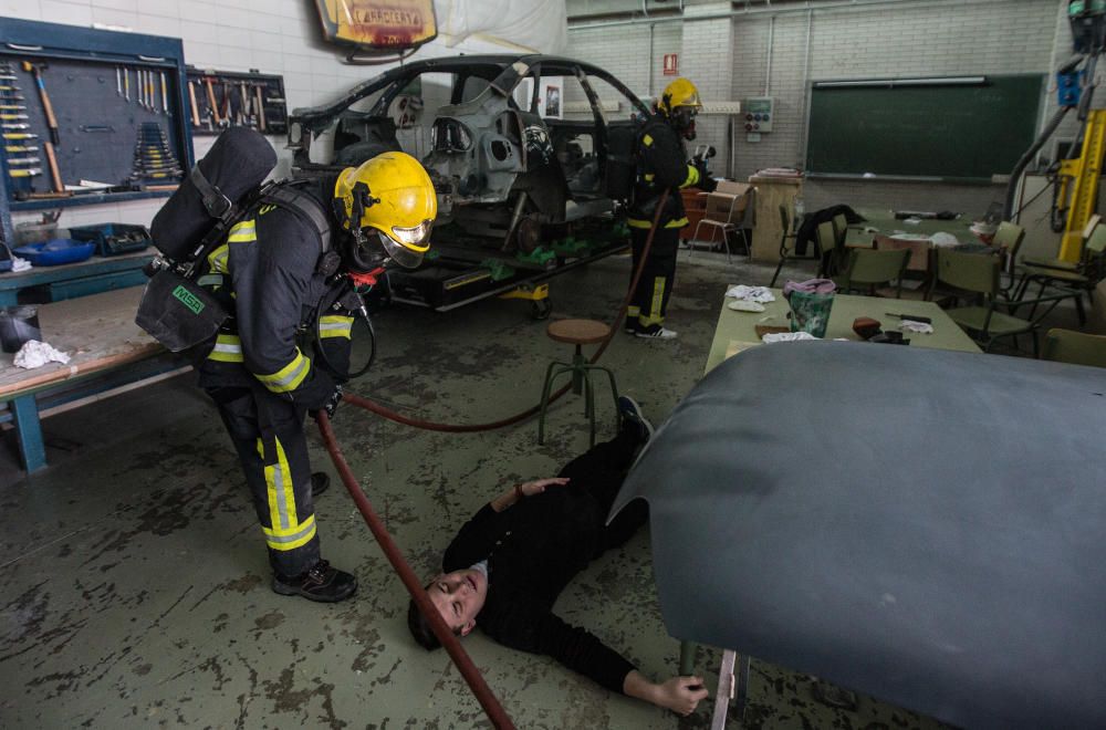 Simulacro de Emergencias. IES Leonardo Da Vinci