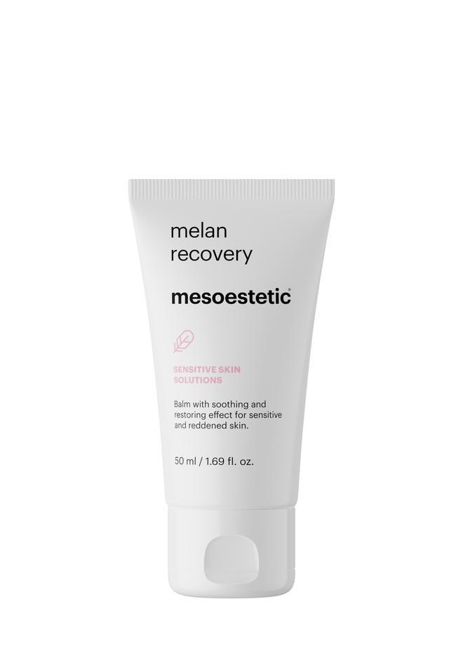 Melan Recovery, bálsamo que ayuda a calmar las irritaciones y el enrojecimiento de las pieles sensibles.