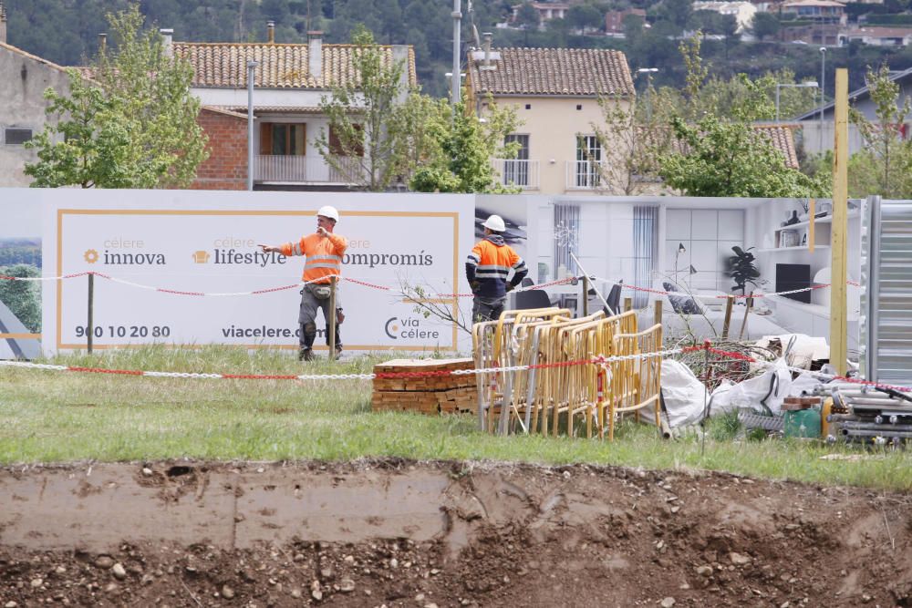 Comença la construcció dels primers 139 habitatges del Pla de Baix Domeny