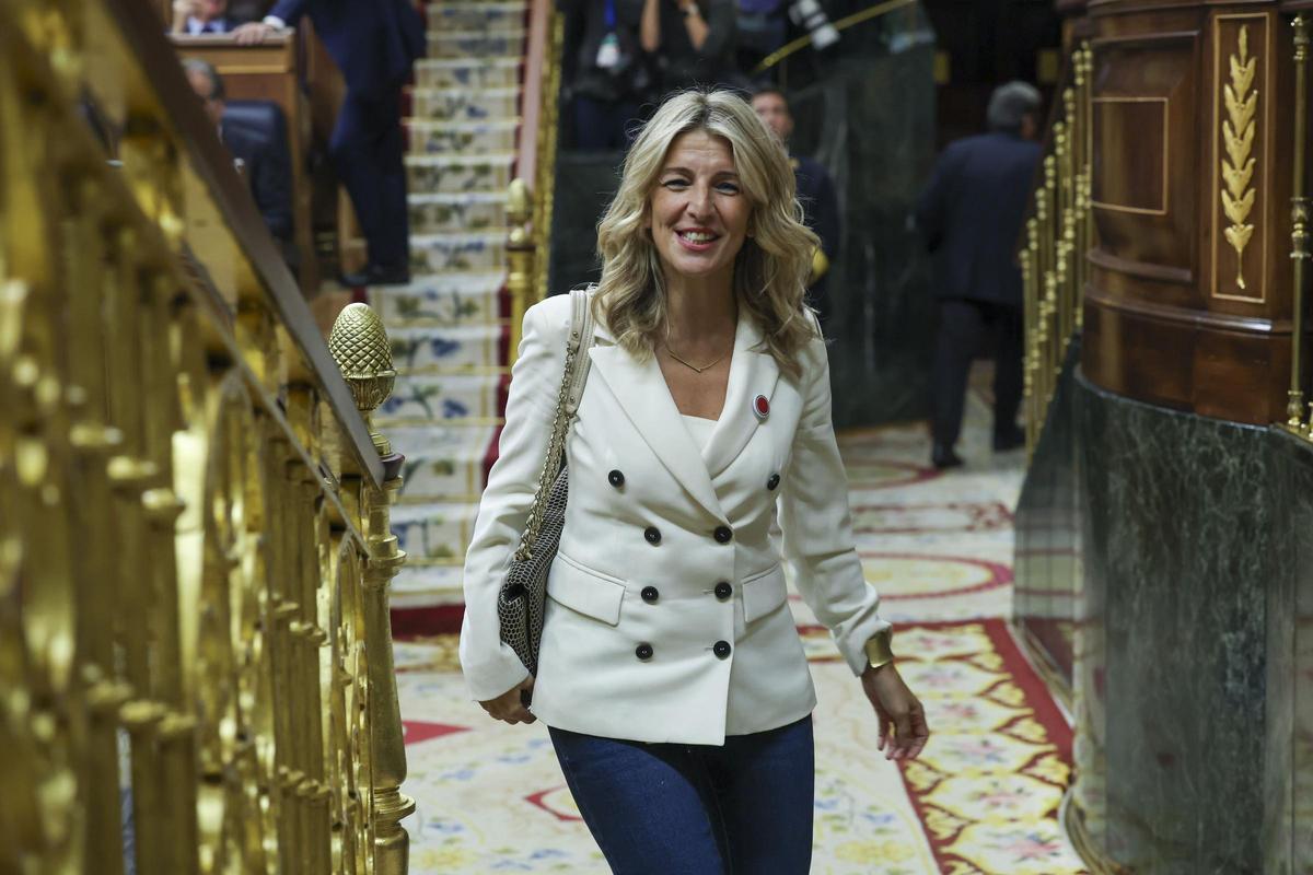 La vicepresidenta segunda, Yolanda Díaz.